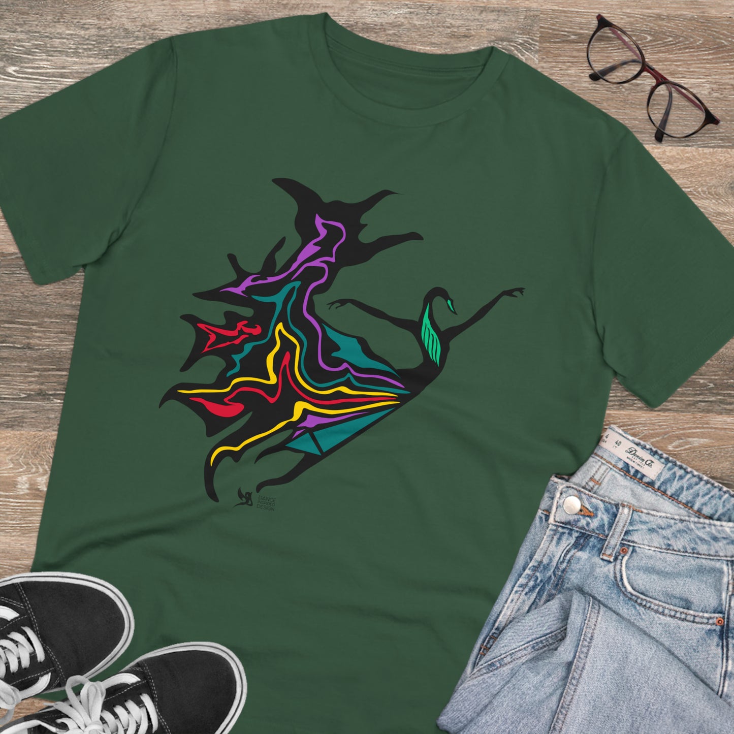 DID swan flow , Organic T-shirt - Unisex