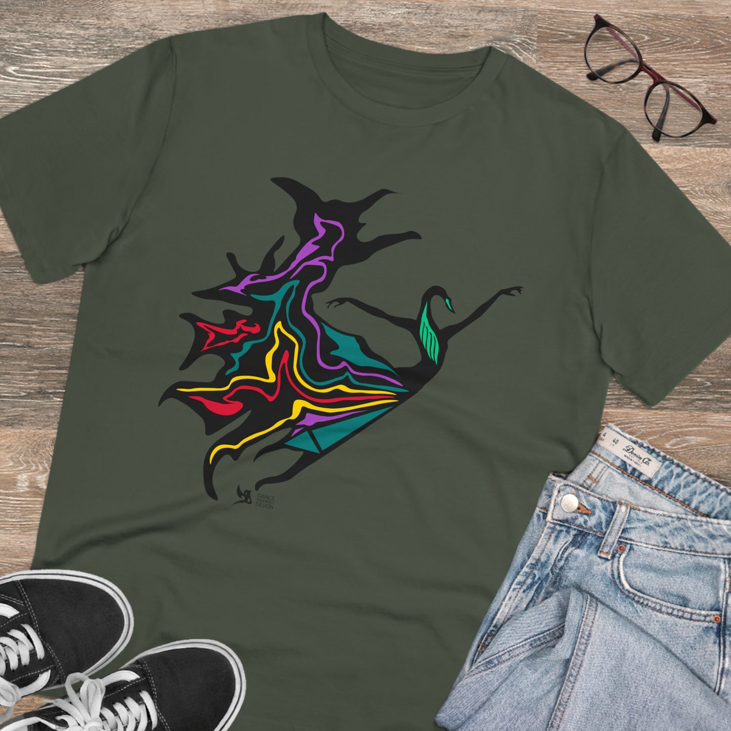 DID swan flow , Organic T-shirt - Unisex