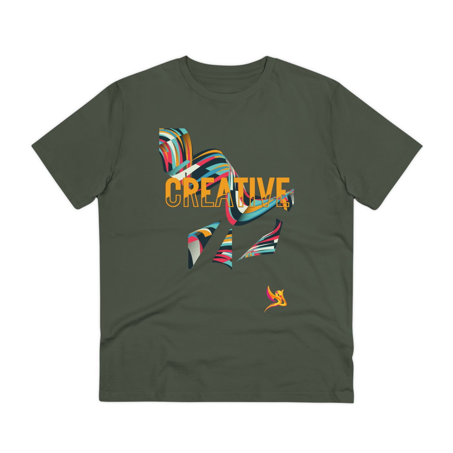 DID T-shirt Creative Yellow, Organic - Unisex