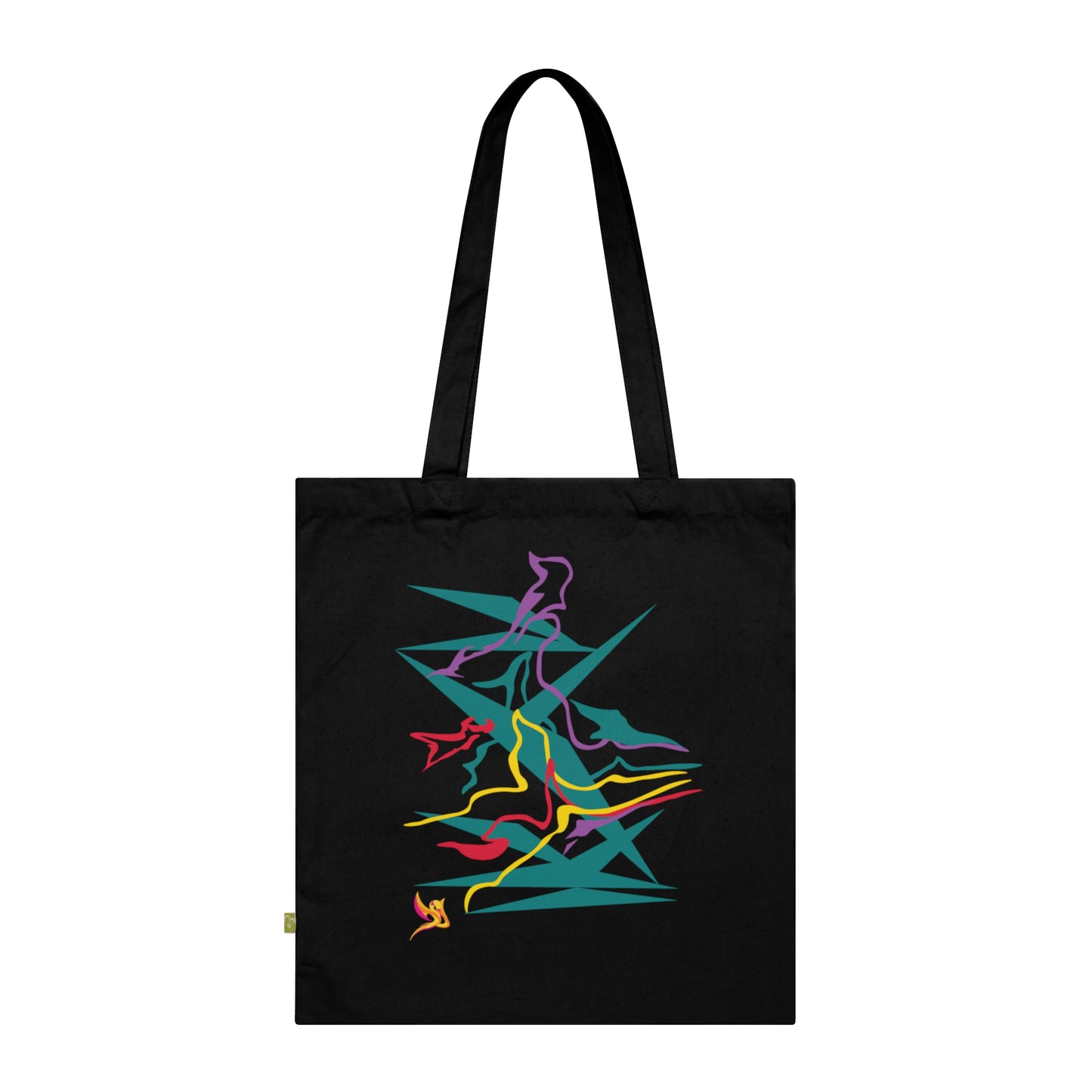 DID Tote Bag Vivid Waveform Dreams, Organic Cotton