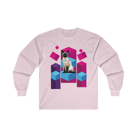 GA siemese abstract pink - Ultra Cotton Long Sleeve Tee - Unisex