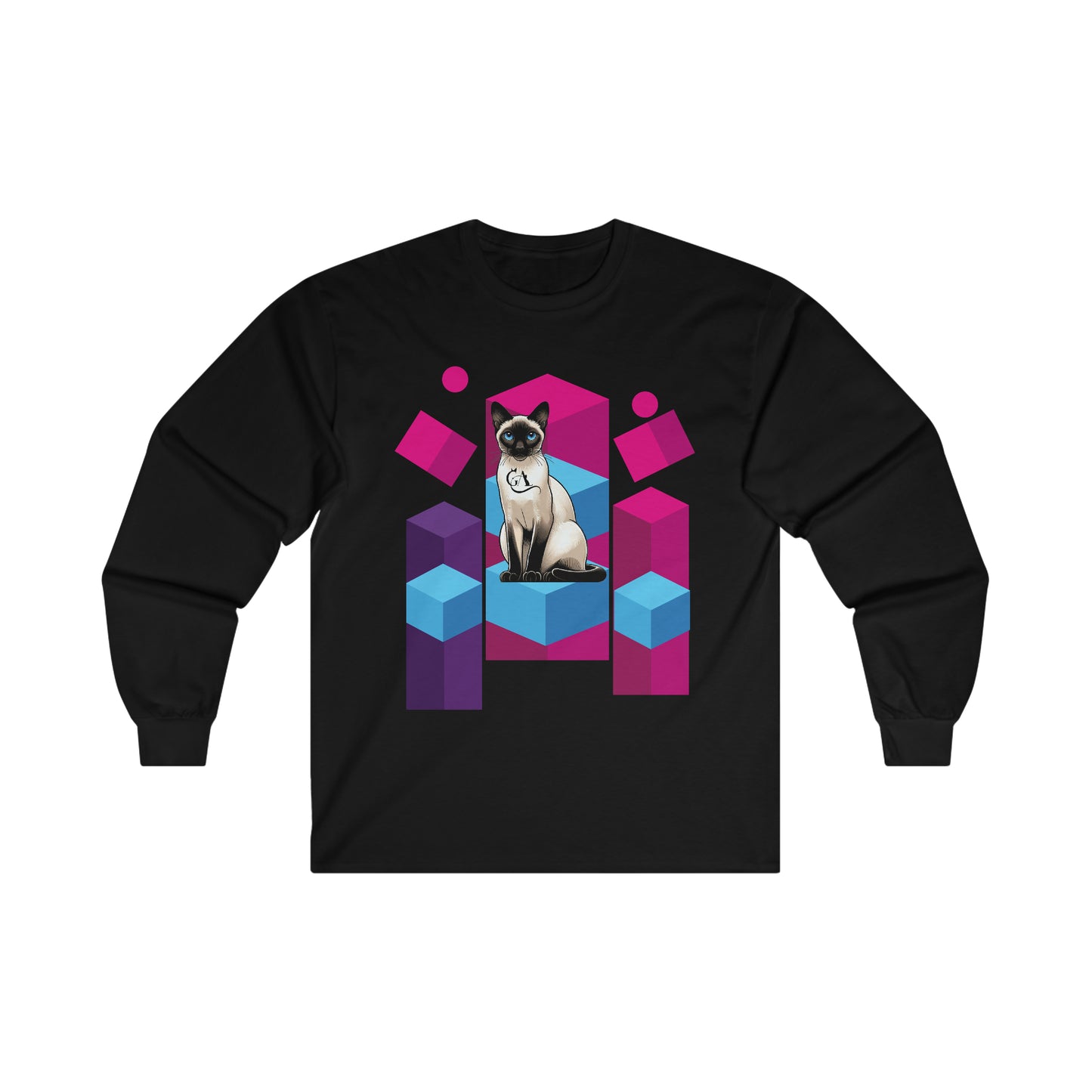 GA siemese abstract pink - Ultra Cotton Long Sleeve Tee - Unisex