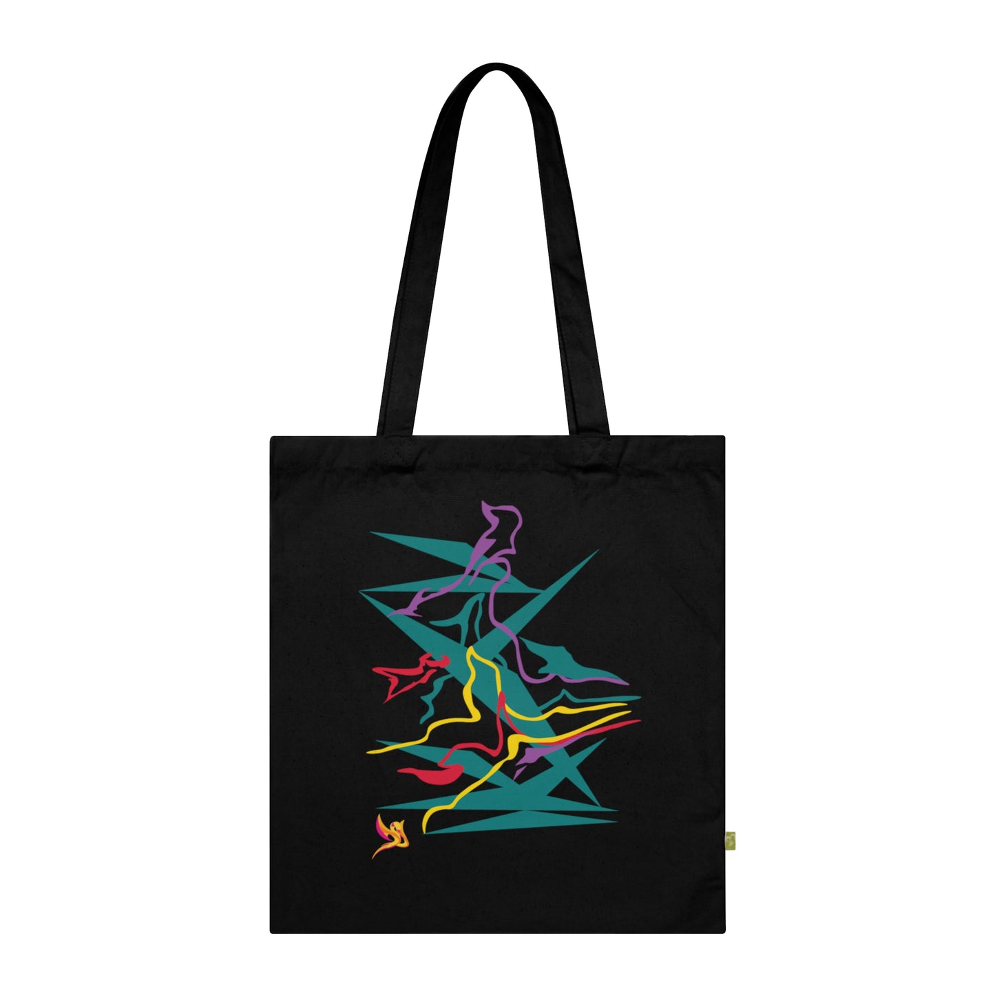 DID Tote Bag Vivid Waveform Dreams, Organic Cotton