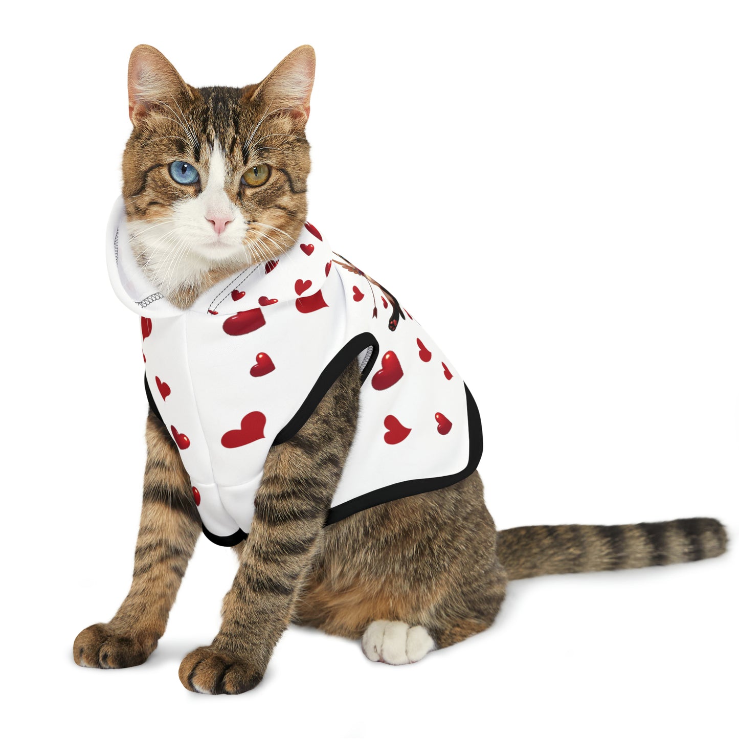 GA Love Pet Hoodie (branco)