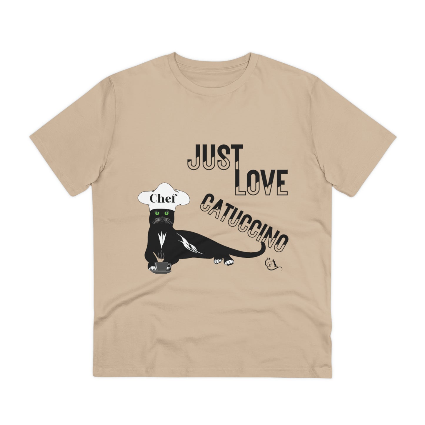 GA Just love Catuccino 100% organic  t-shirt - unisex.