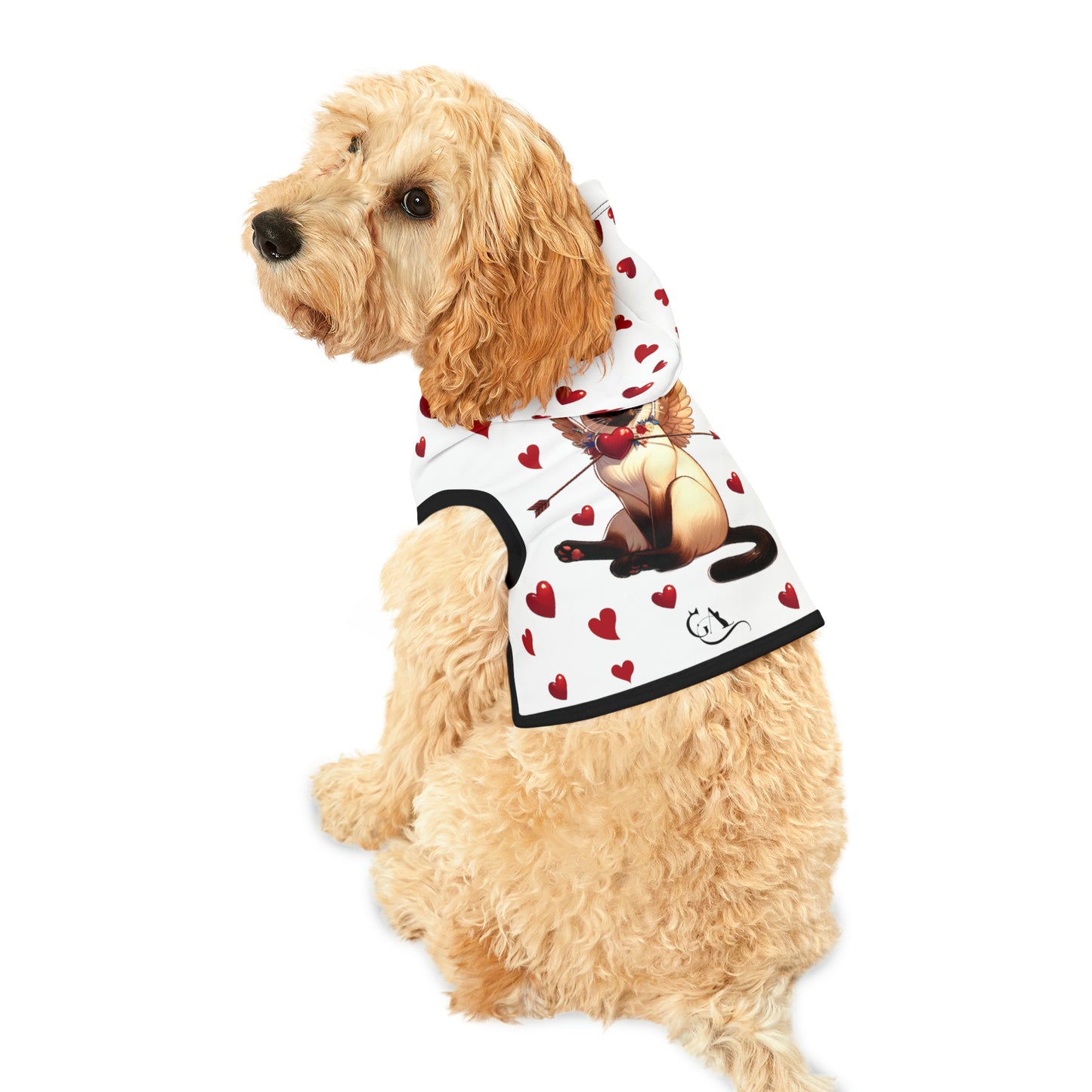 GA Love Pet Hoodie (branco)