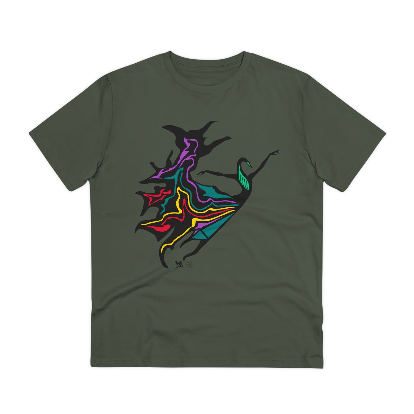 DID swan flow ,  Organic T-shirt - Unisex