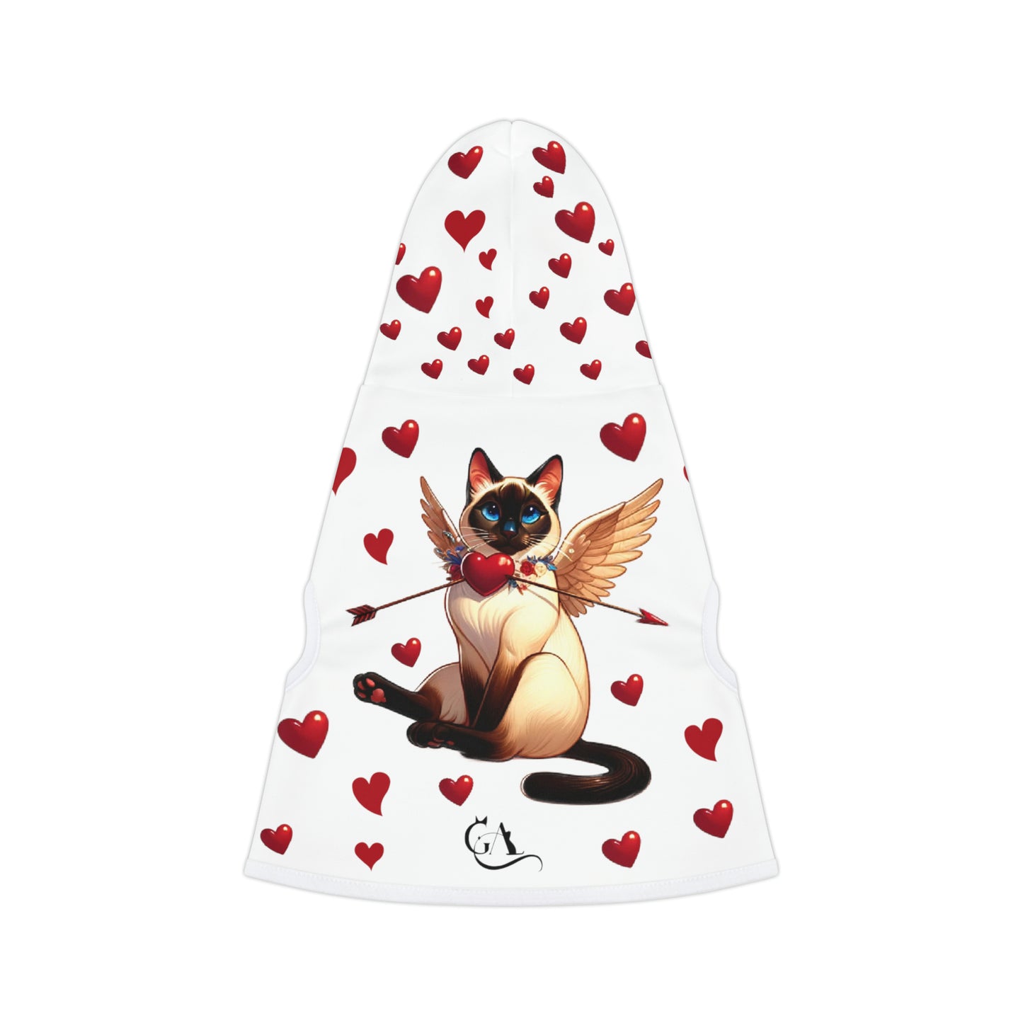 GA Love Pet Hoodie (branco)