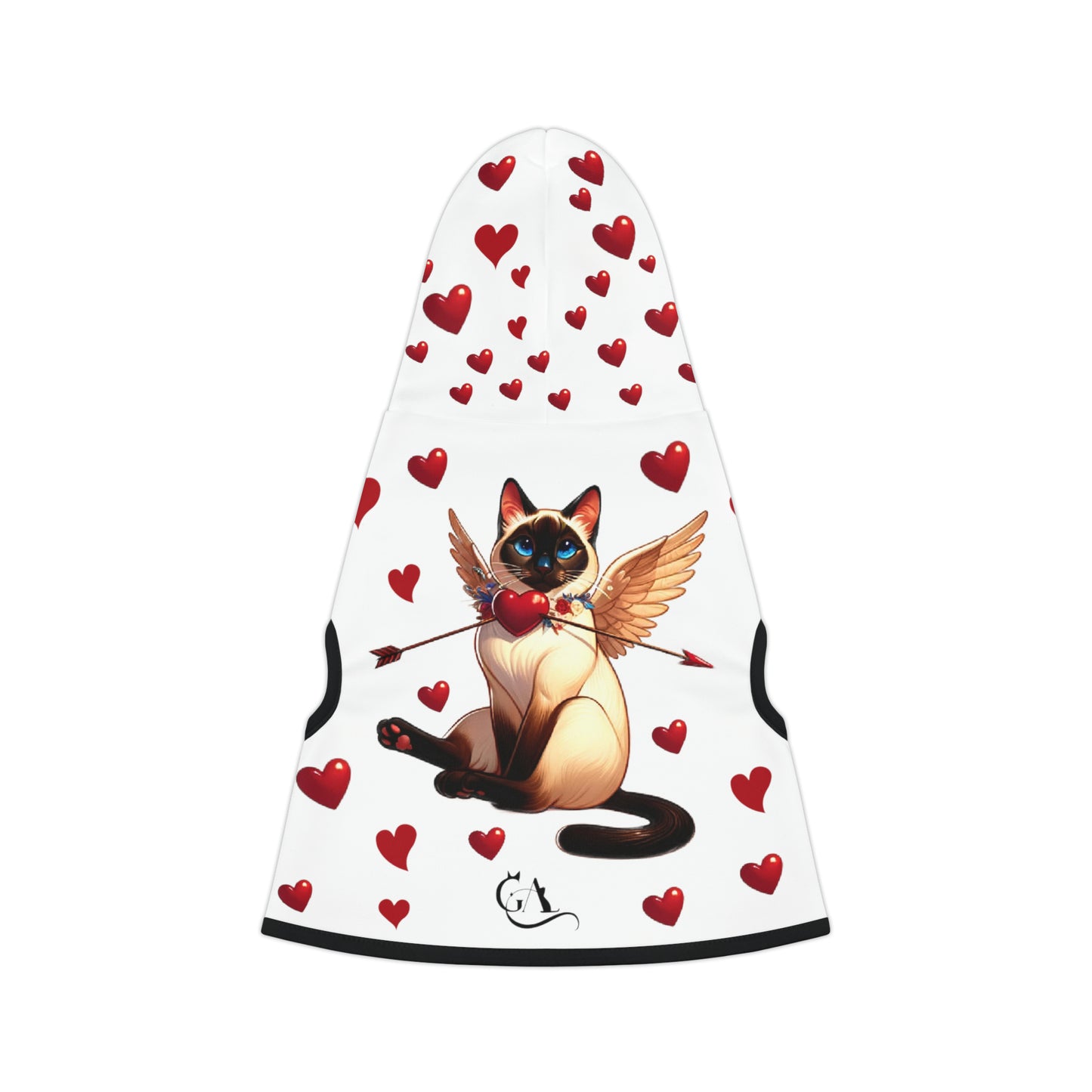 GA Love Pet Hoodie (branco)