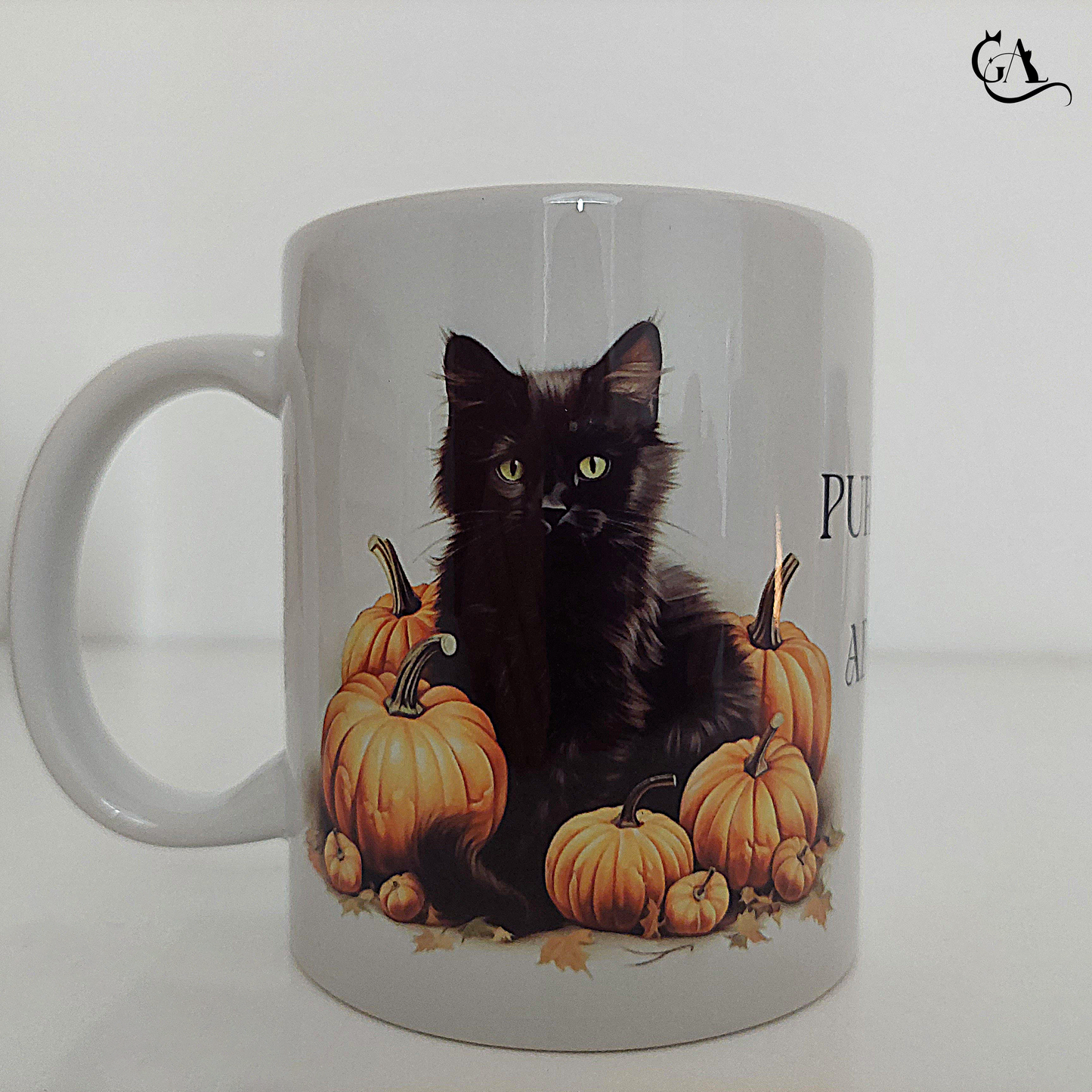 Atelier GA Caneca PumpkinPurr-fectly Adorable.