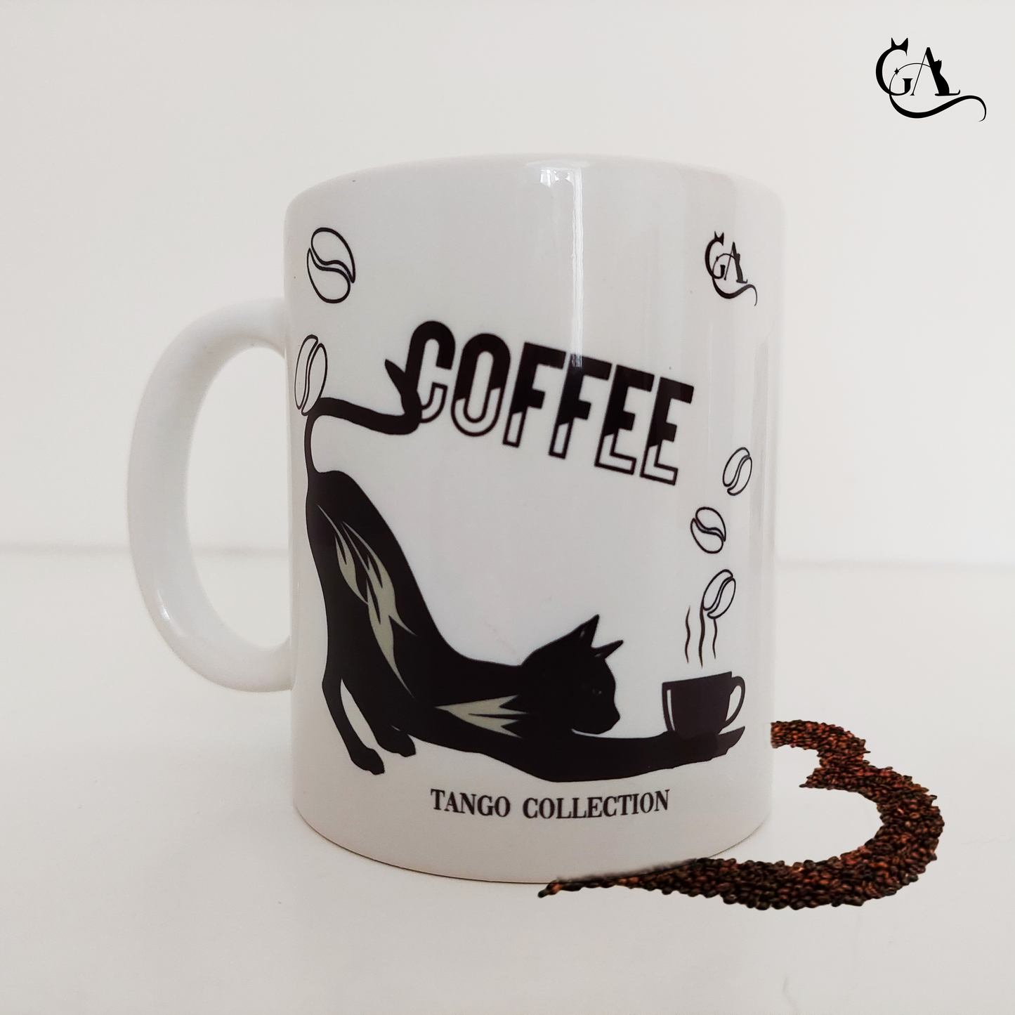 Atelier GA Caneca `Tango Kitty and Coffee`