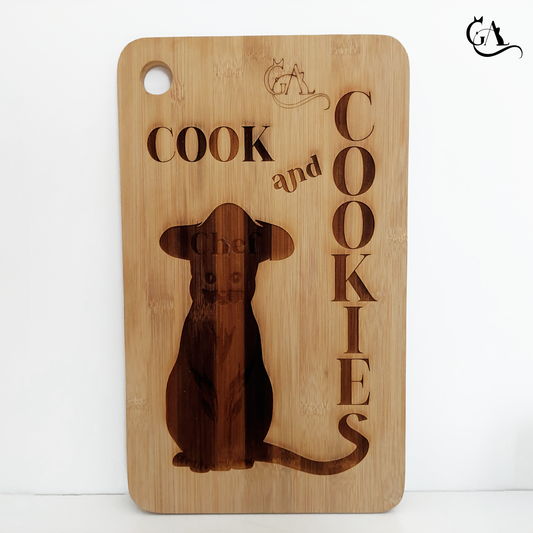 Atelier GA cutting board `Cook and Cookies`